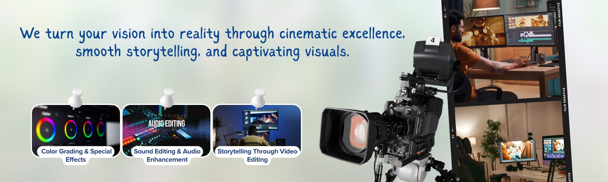 Digital geenie-Video Editing Banner
